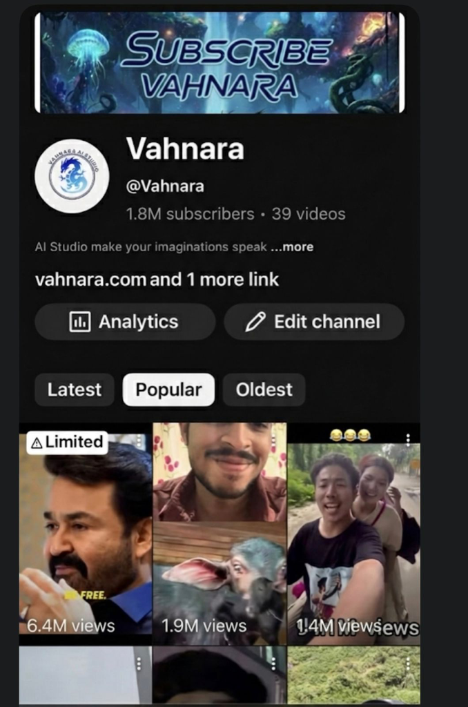 YouTube Profile